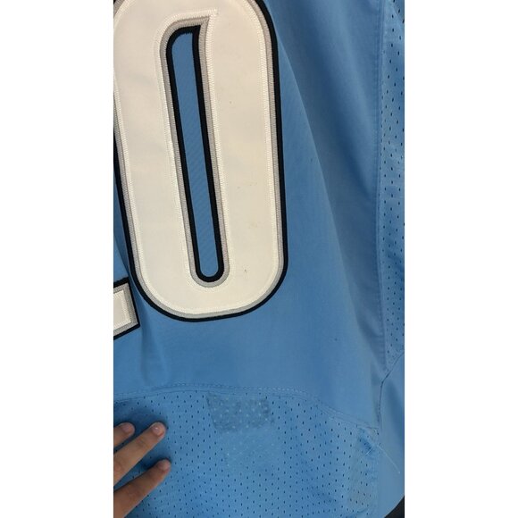 Detroit Lions #20 Barry Sanders Blue Football Jersey Men's Size Large LNWT - Picture 4 of 6